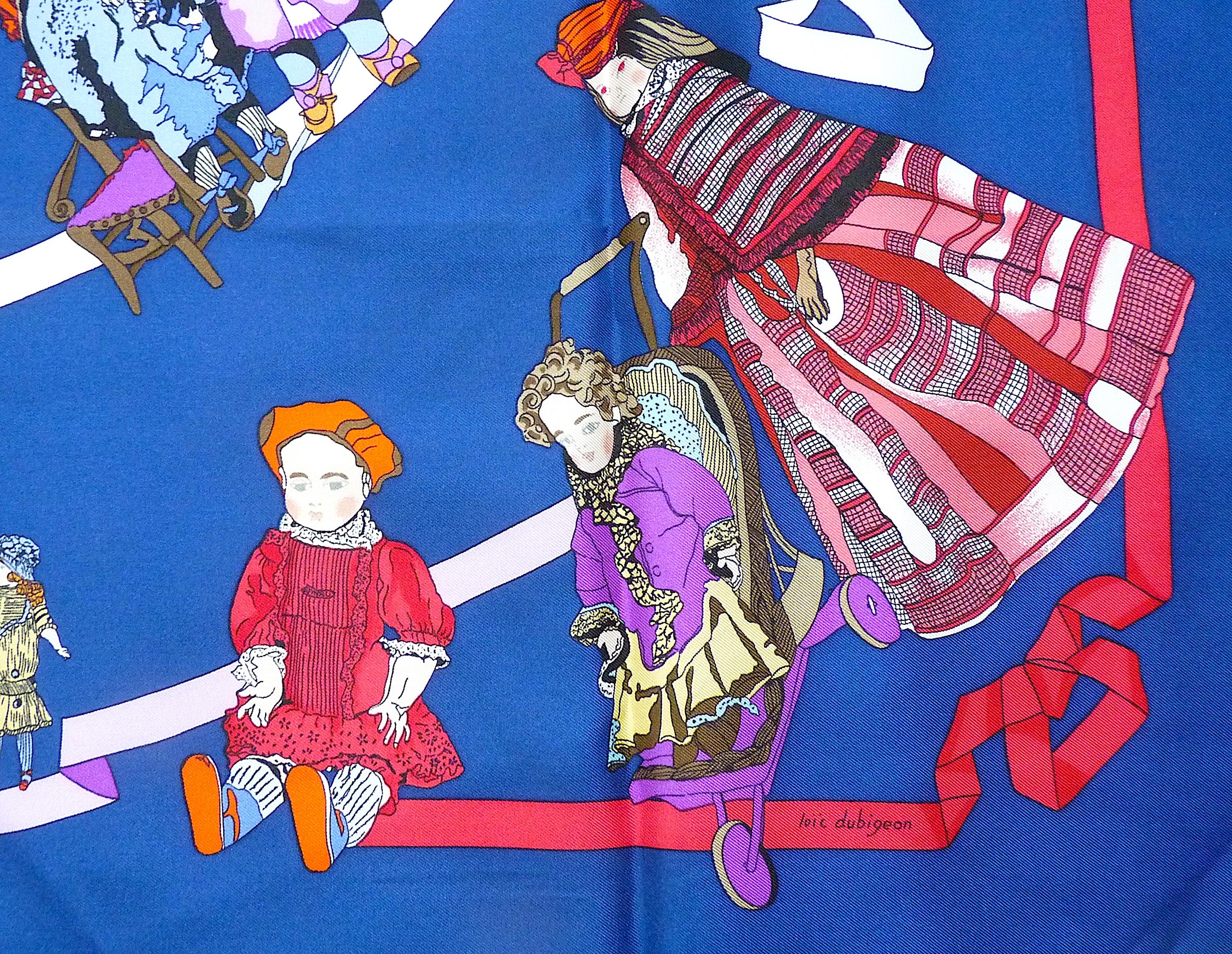 Pañuelo Hermes NUEVO CON ESTUCHE Hermes Hello Dolly by Loïc Dubigeon en venta 1