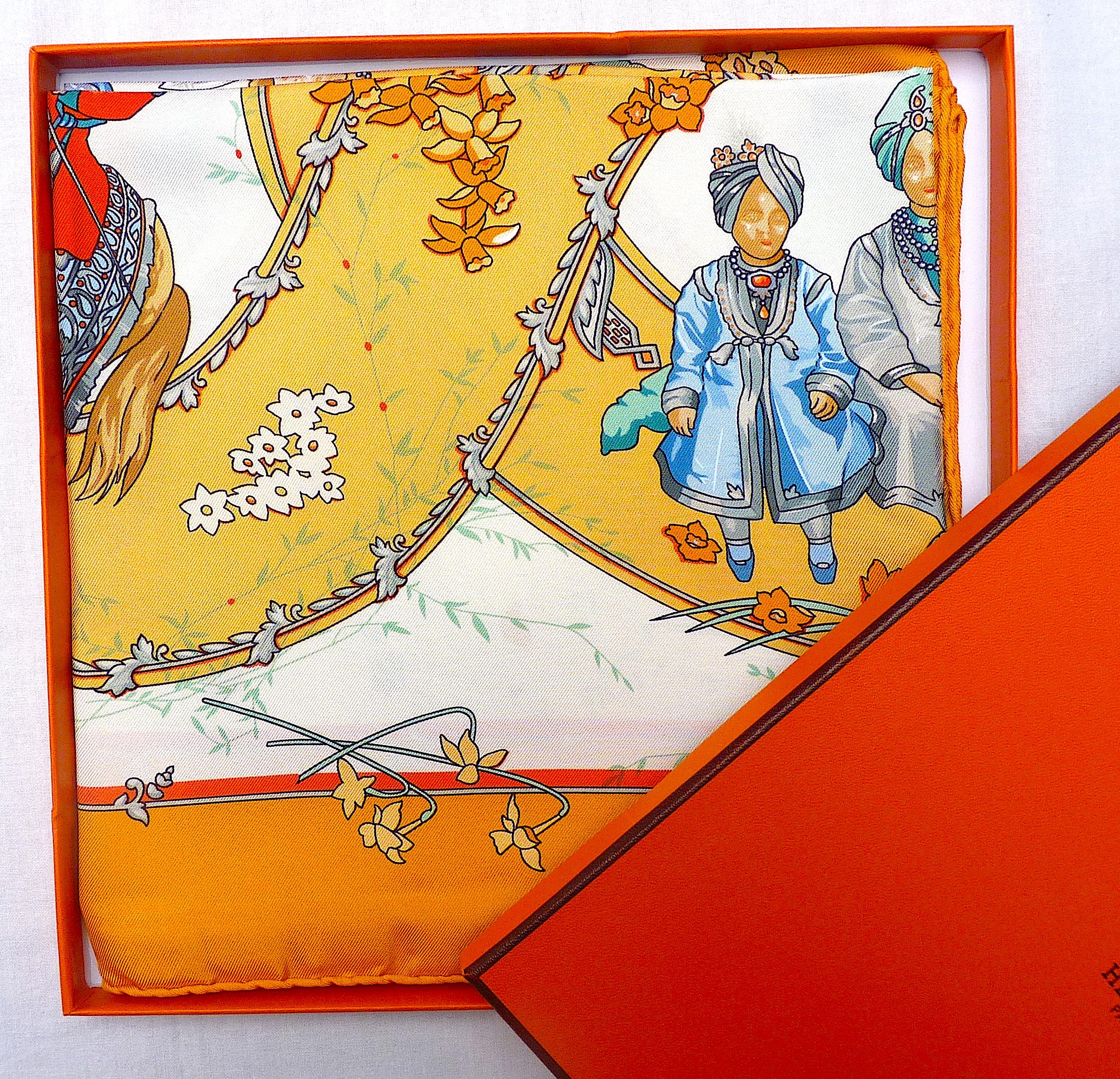 Pañuelo de seda Hermes  NUEVA CON CAJA Hermes 