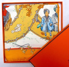 Hermes Scarf BRAND NEW with Hermes Box Les Petits Princes by C. Baschet