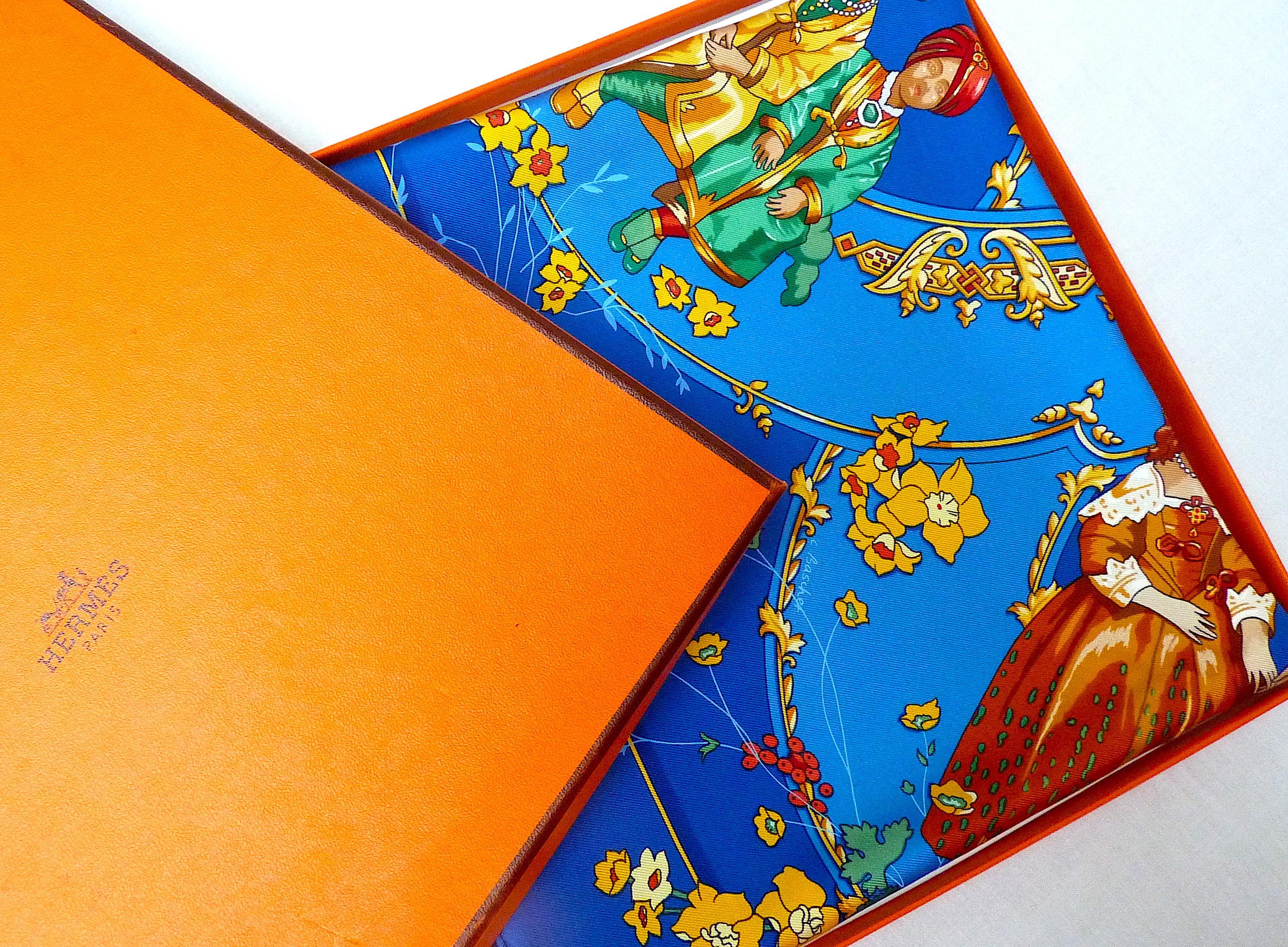 Pañuelo de seda Hermes  NUEVA CON ESTUCHE Hermes 