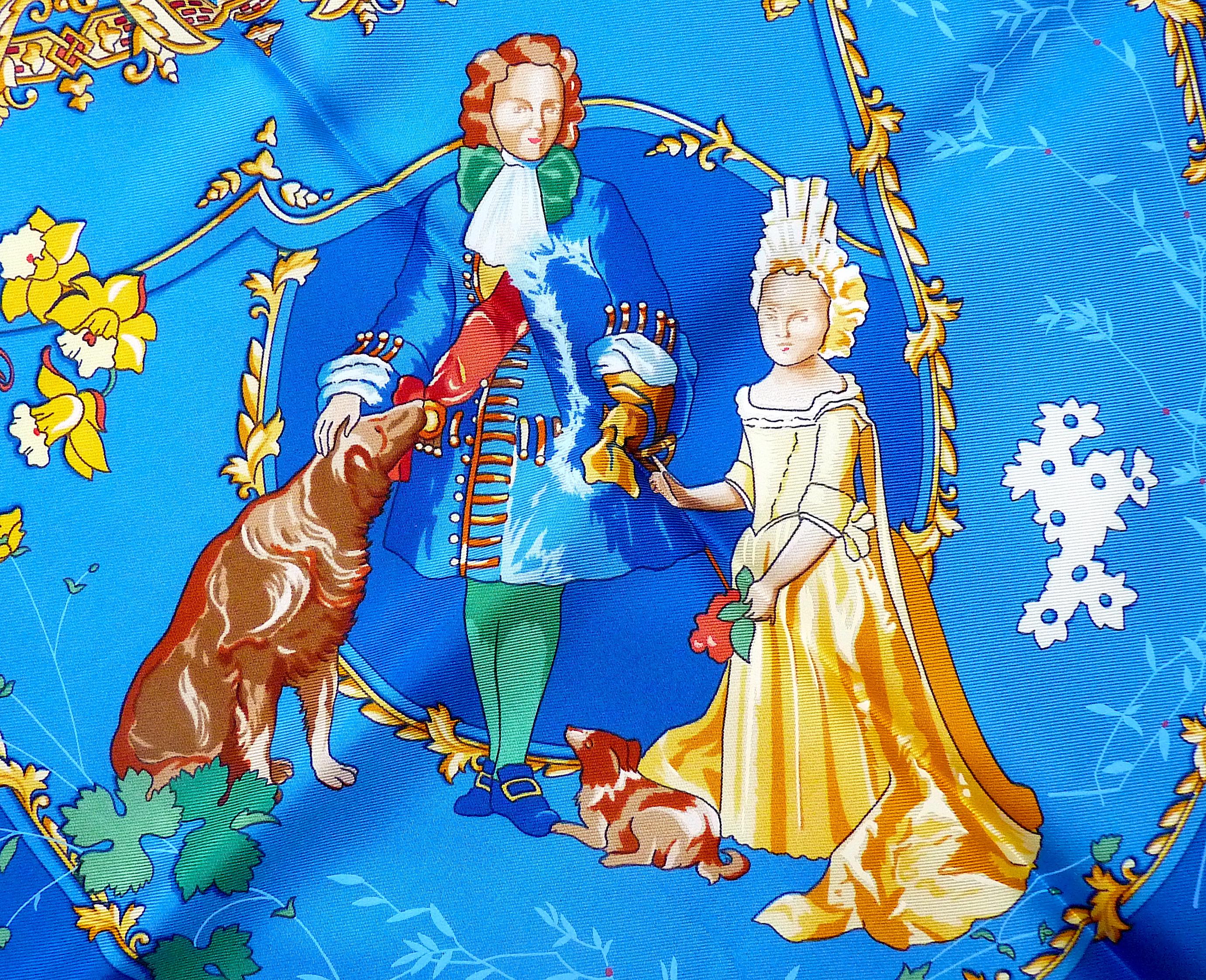 Femenino o masculino Bufanda Hermes NUEVA CON ESTUCHE Hermes Les Petits Princes de C. Baschet
