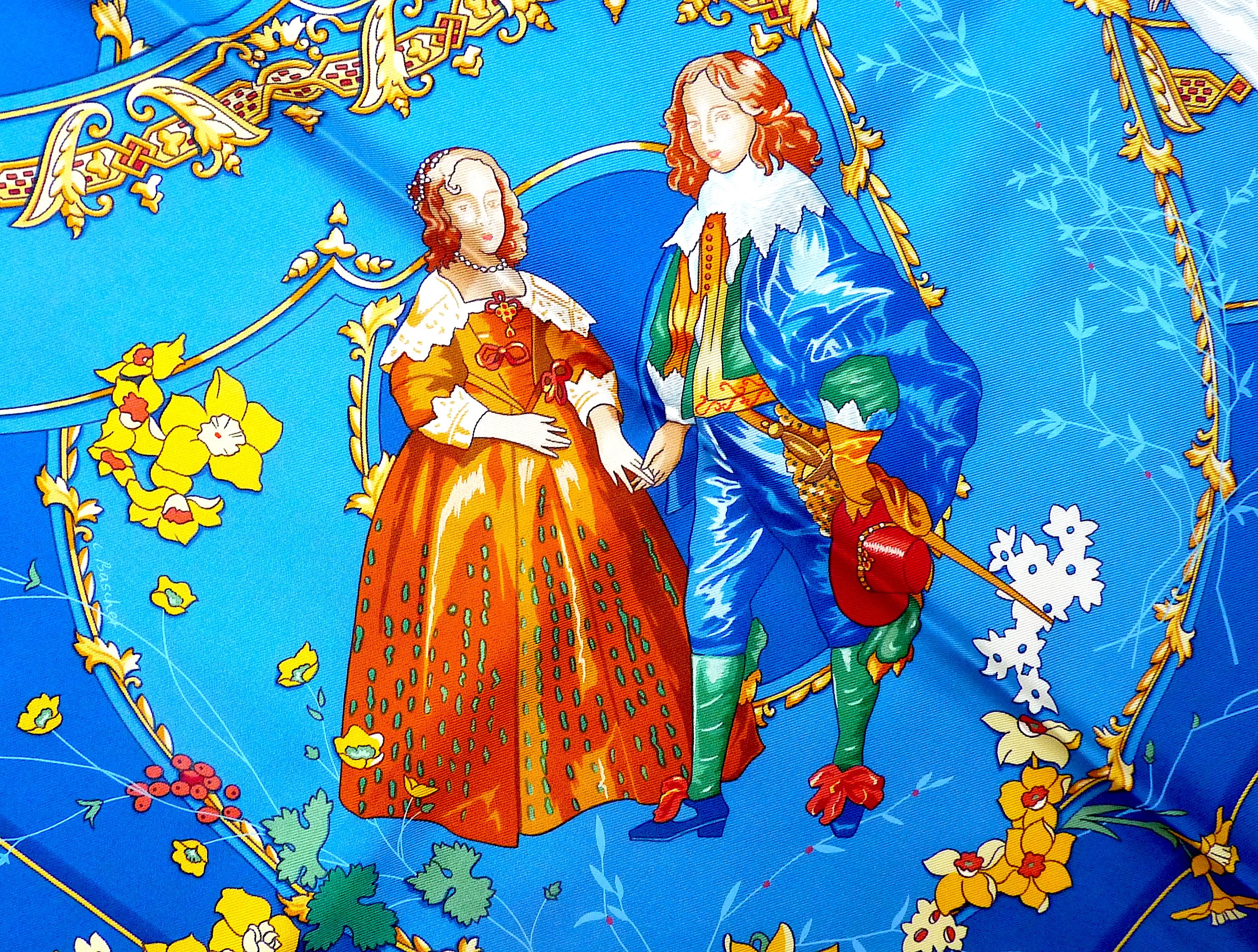 Bufanda Hermes NUEVA CON ESTUCHE Hermes Les Petits Princes de C. Baschet 3