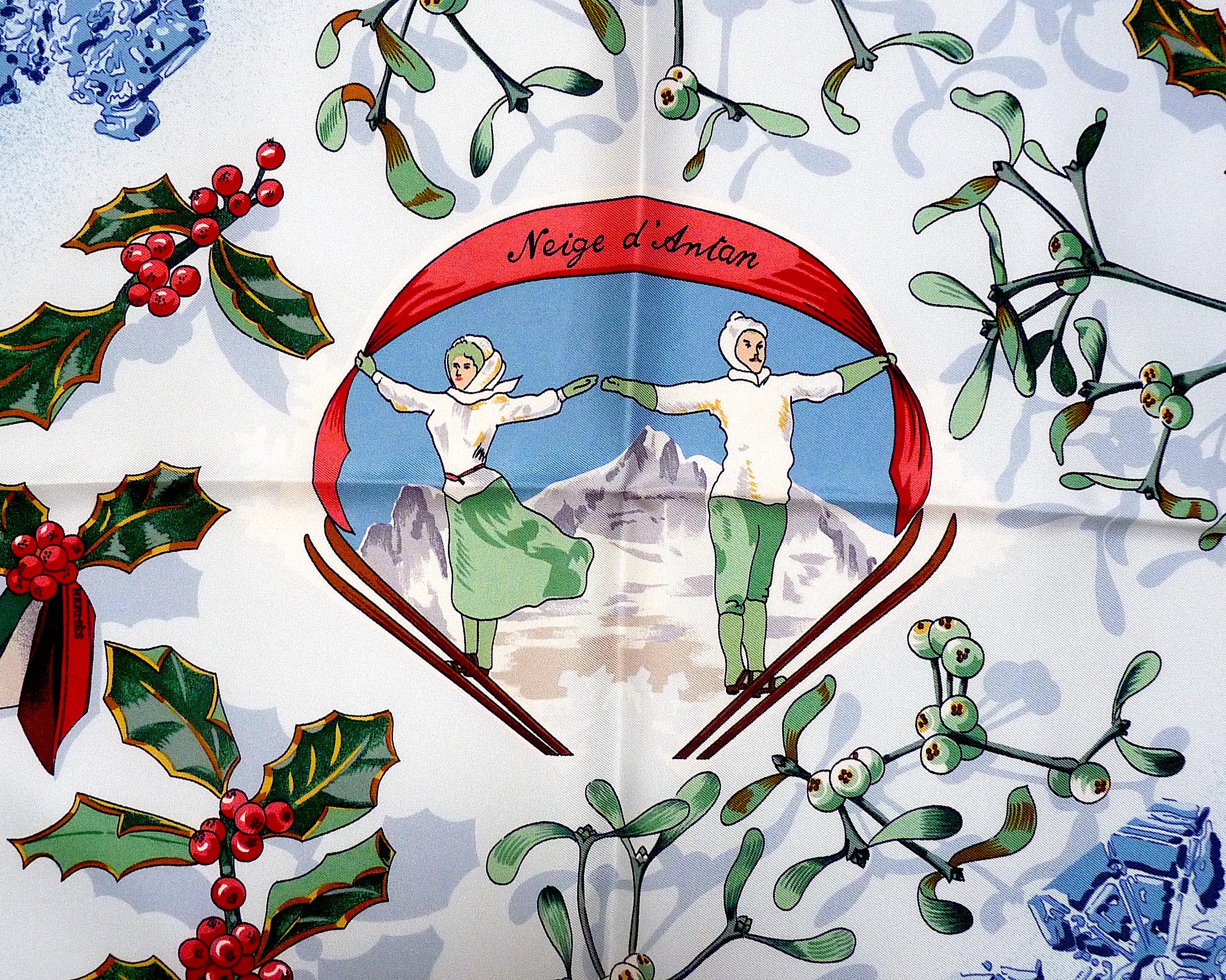 Hermes Scarf BRAND NEW with Hermes Packaging Voitures Paniers by Julie Abadie 1