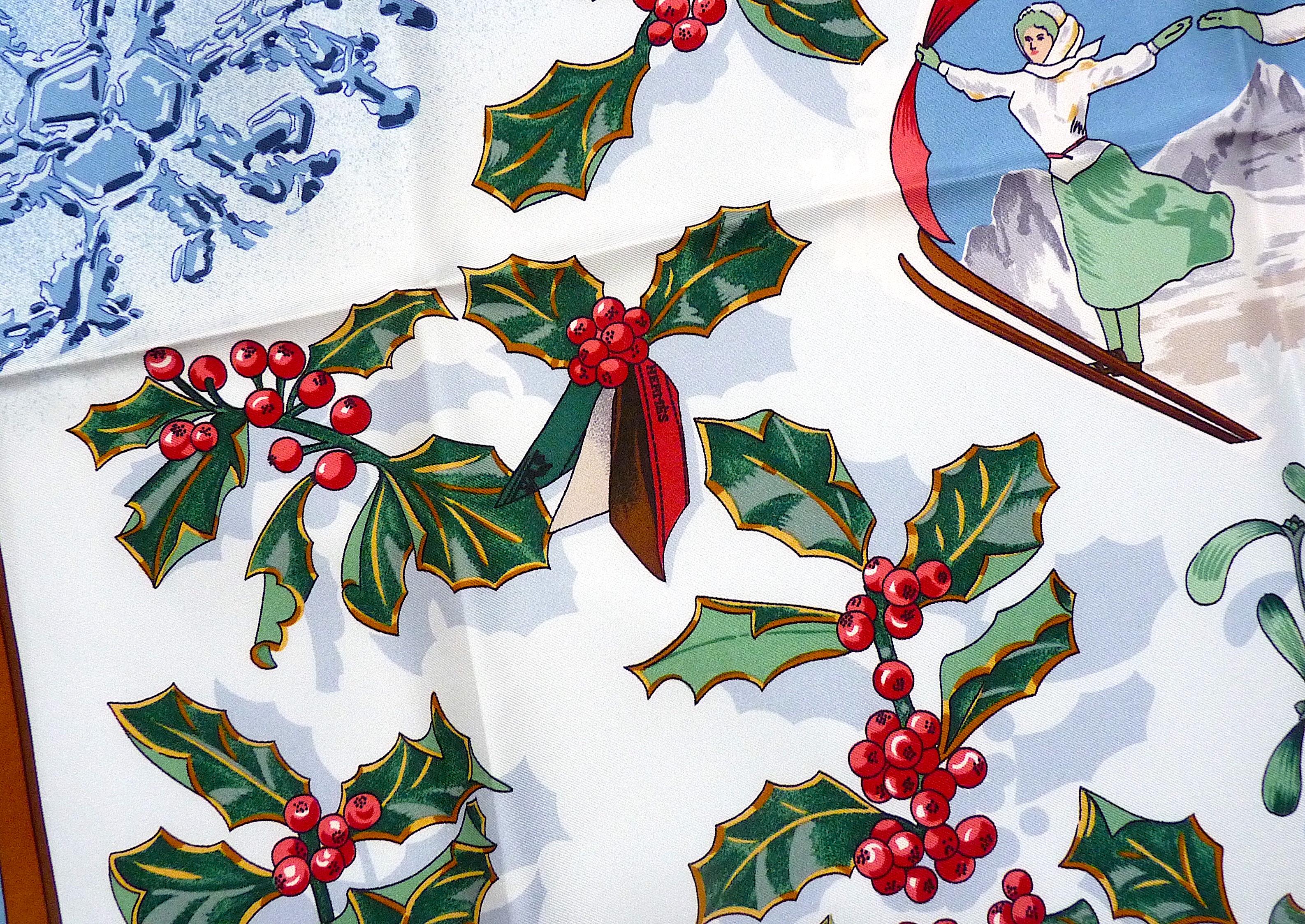 Hermes Scarf BRAND NEW with Hermes Packaging Voitures Paniers by Julie Abadie 3