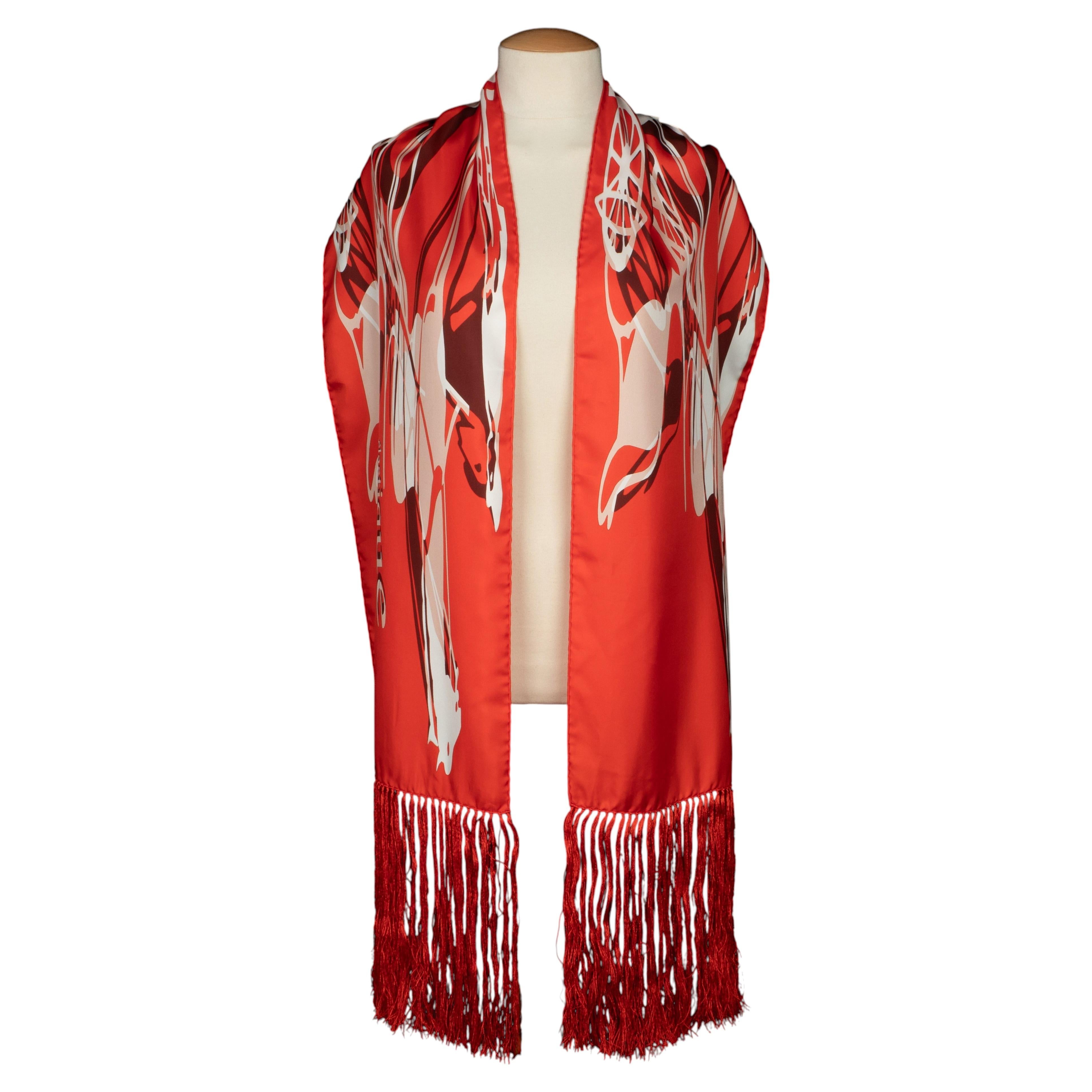 Hermes scarf 'Caleche Elastique' by Bali Barret