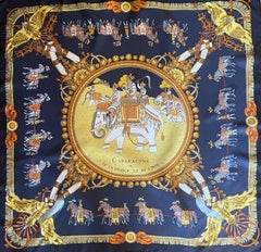 Hermès Scarf "Caparaçons" 1960