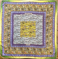 Hermès scarf « CHASSE en INDE » Duchêne Michel 2008
