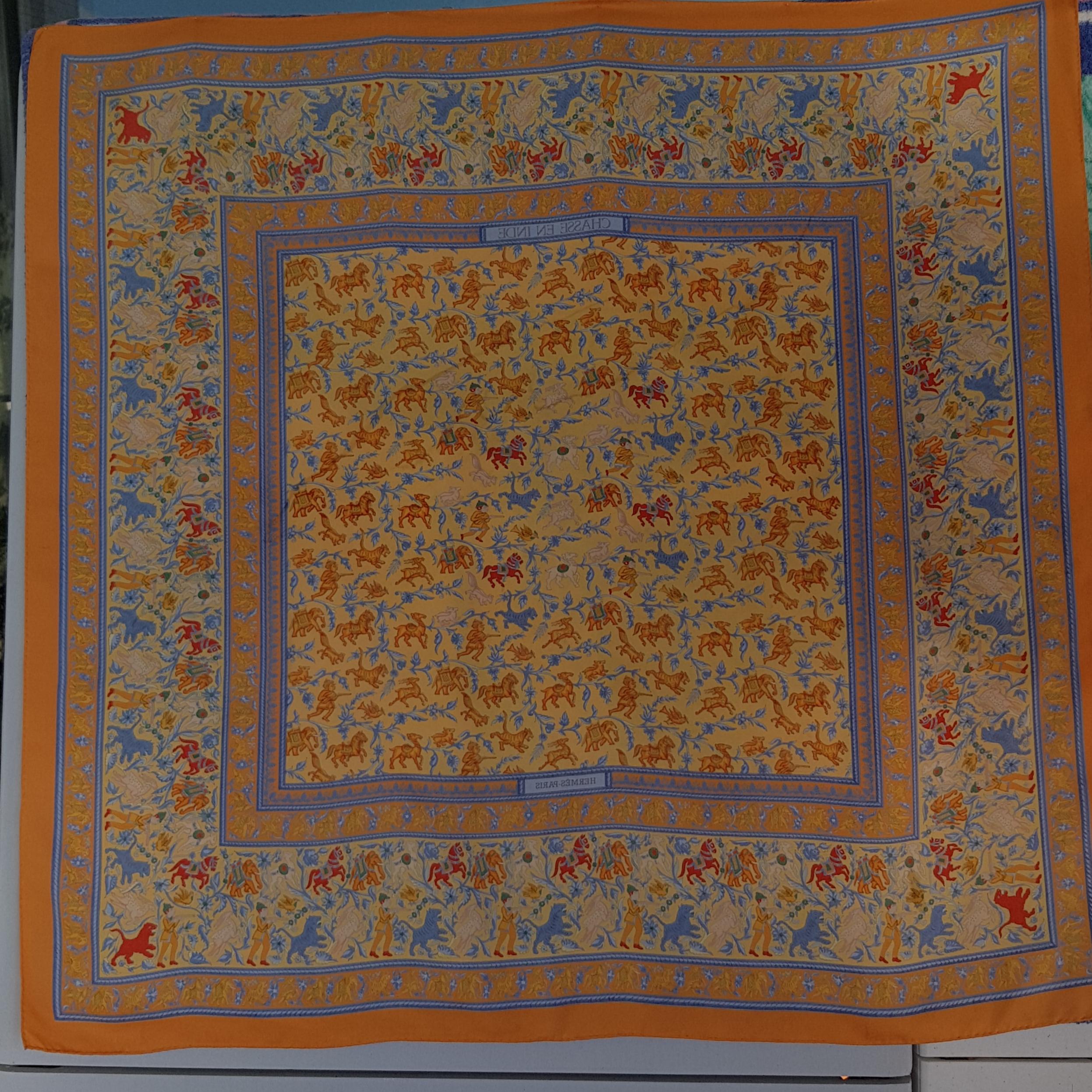 HERMES Scarf  Silk Scarf 100%  Paris, Made In France 


*Orders welcome  all goods are insured and we package all purchases to a high standard.

All Hermès scarves are crafted in a traditional extended method. They exist in many colours, complicated