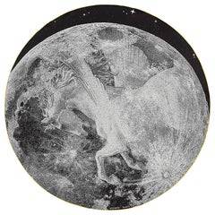 Hermes Schal Claire de Lune Runde Seide 140 Noir / Blanc / Camel Neu w/Box
