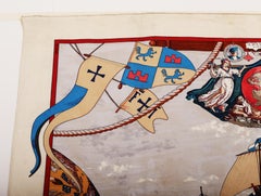 Hermès scarf Colom  decouvre L' Amerique  by Carl de Parcevaux 1992