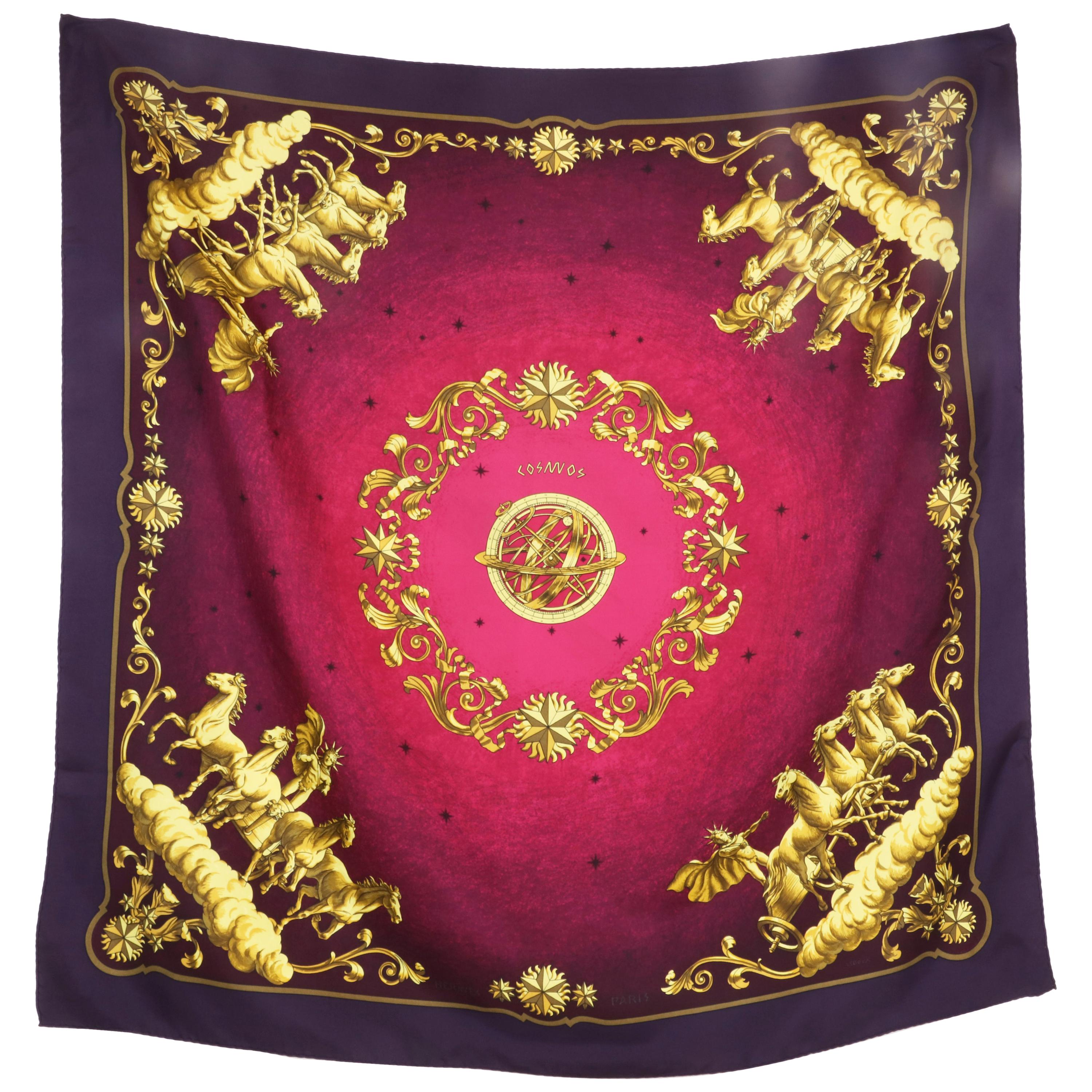 hermes cosmos scarf