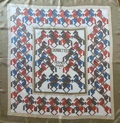 Hermès Scarf "Courbettes" 1985