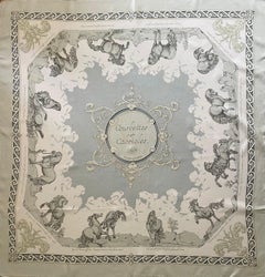 Hermès Scarf "Courbettes et Cabrioles" 1962