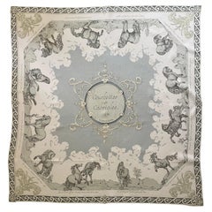 Hermès Scarf "Courbettes et Cabrioles" 1962
