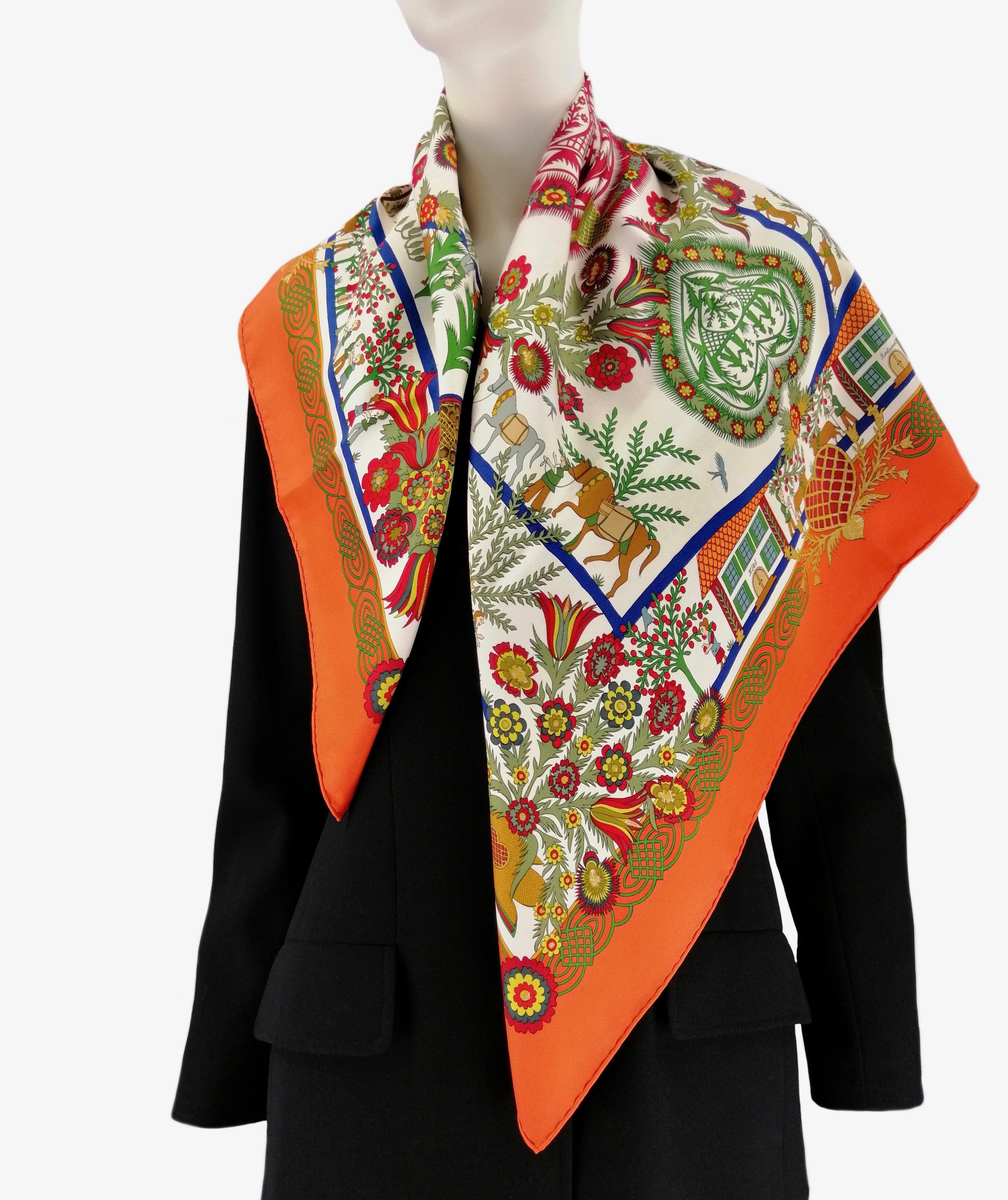Hermès silk scarf  