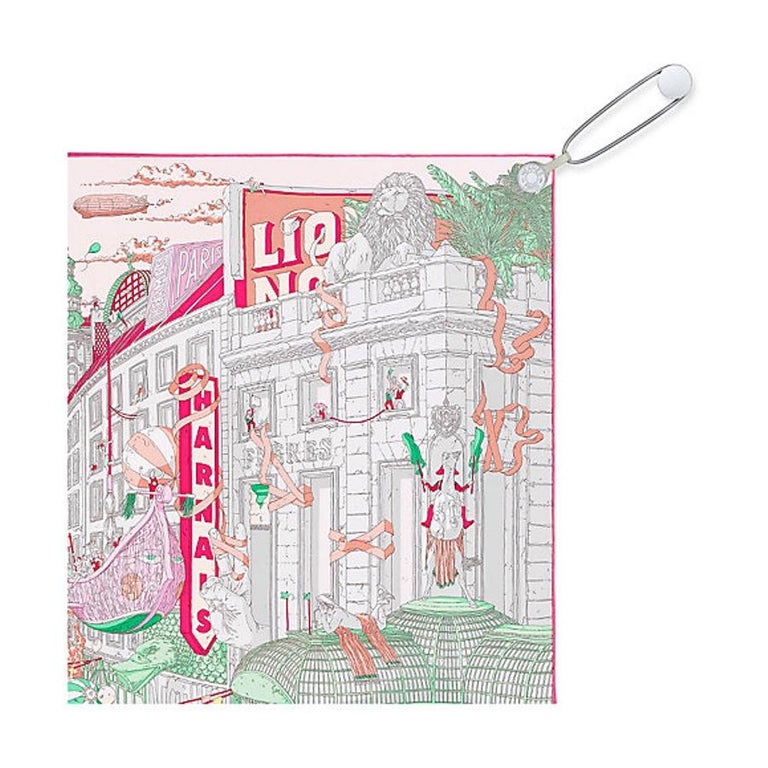 Hermes Scarf Display System For Sale at 1stDibs