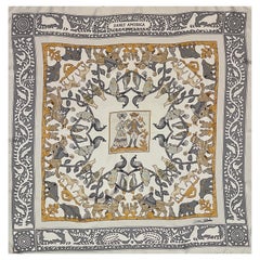 Foulard Hermès "Early America" 1984