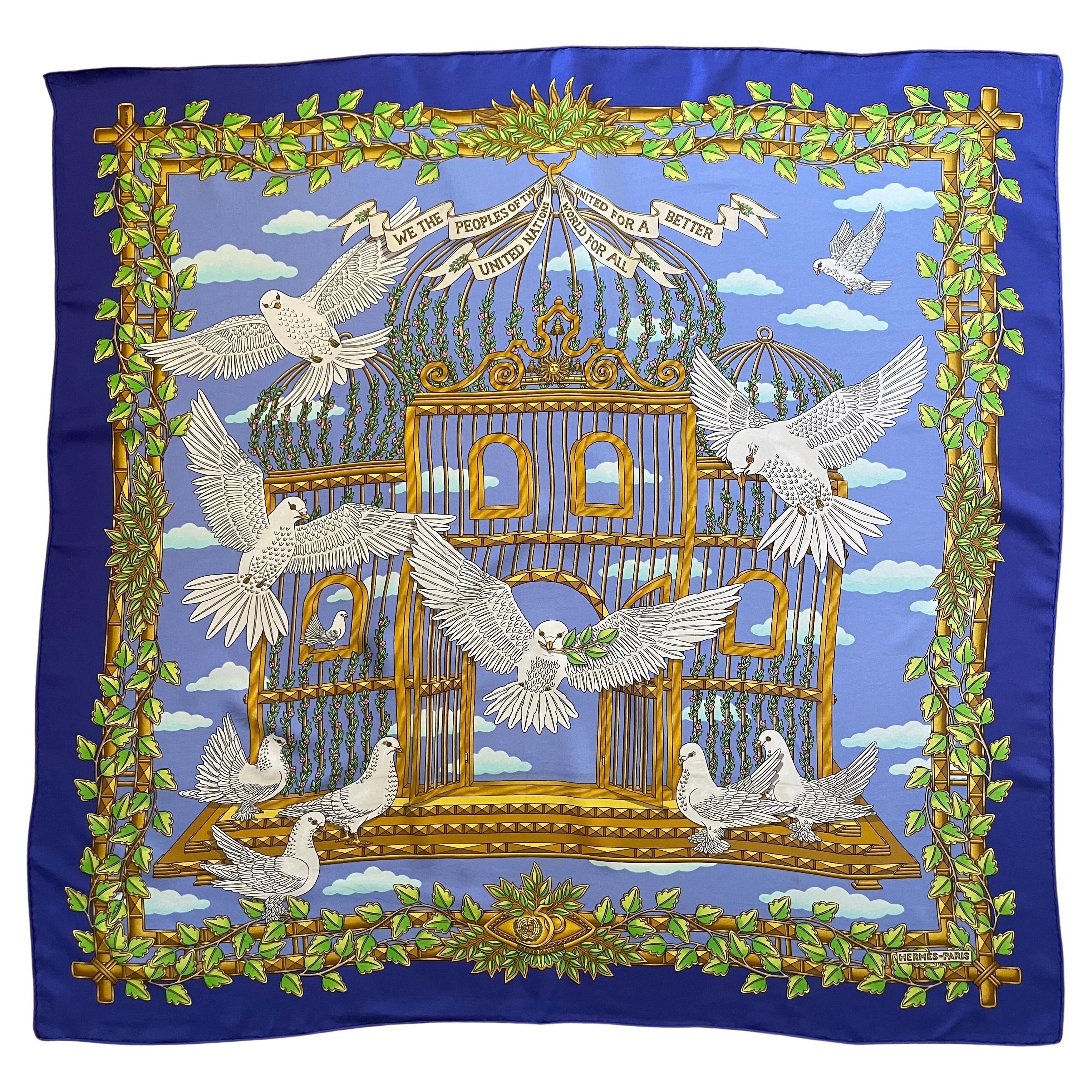 Foulard Hermès "Envol United Nations"