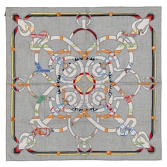 Hermes Scarf Eperons d'Or et Couvertures et Tenues de Jour - CS90 - Limited ED