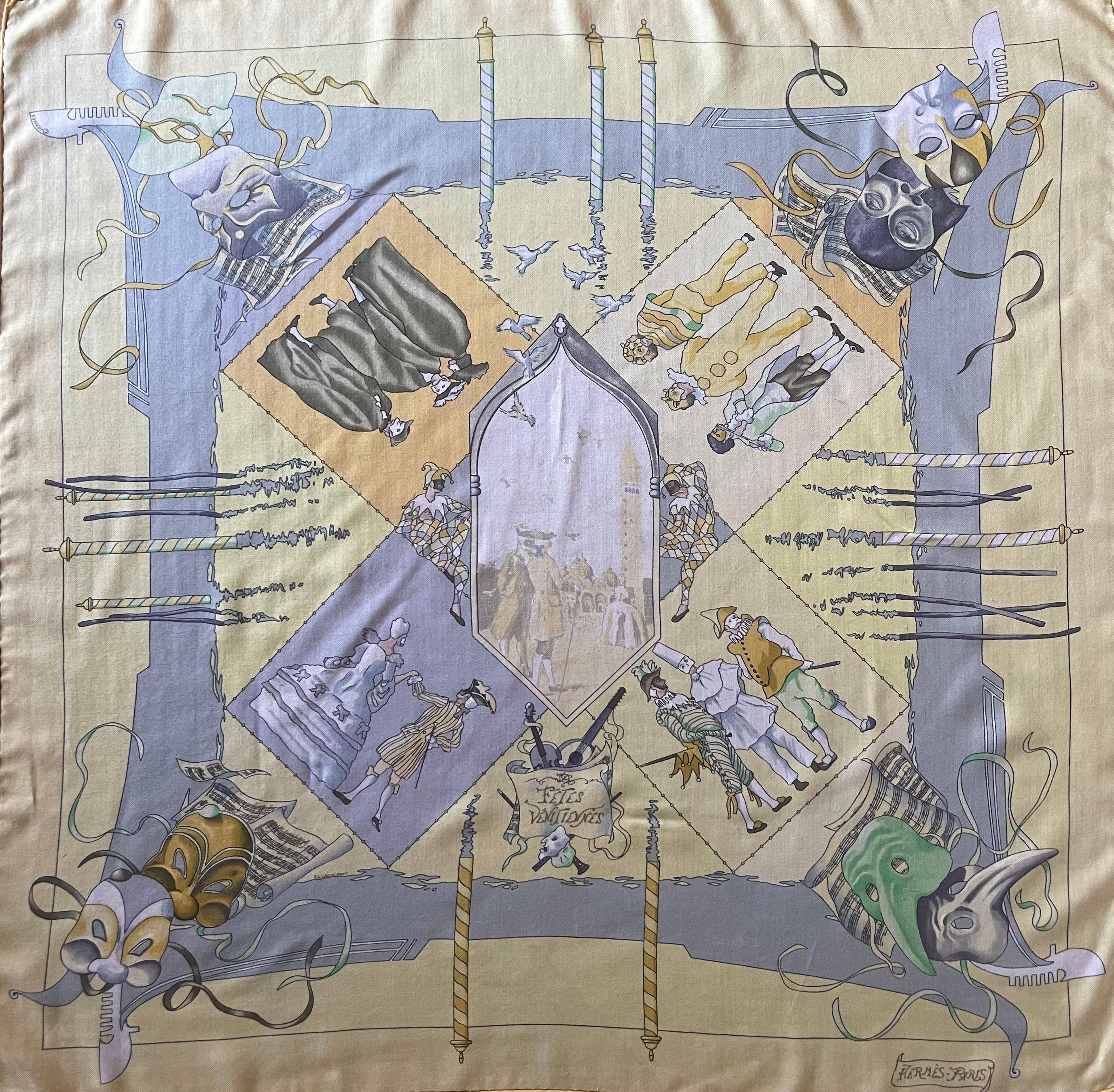 Grigio Sciarpa Hermès 