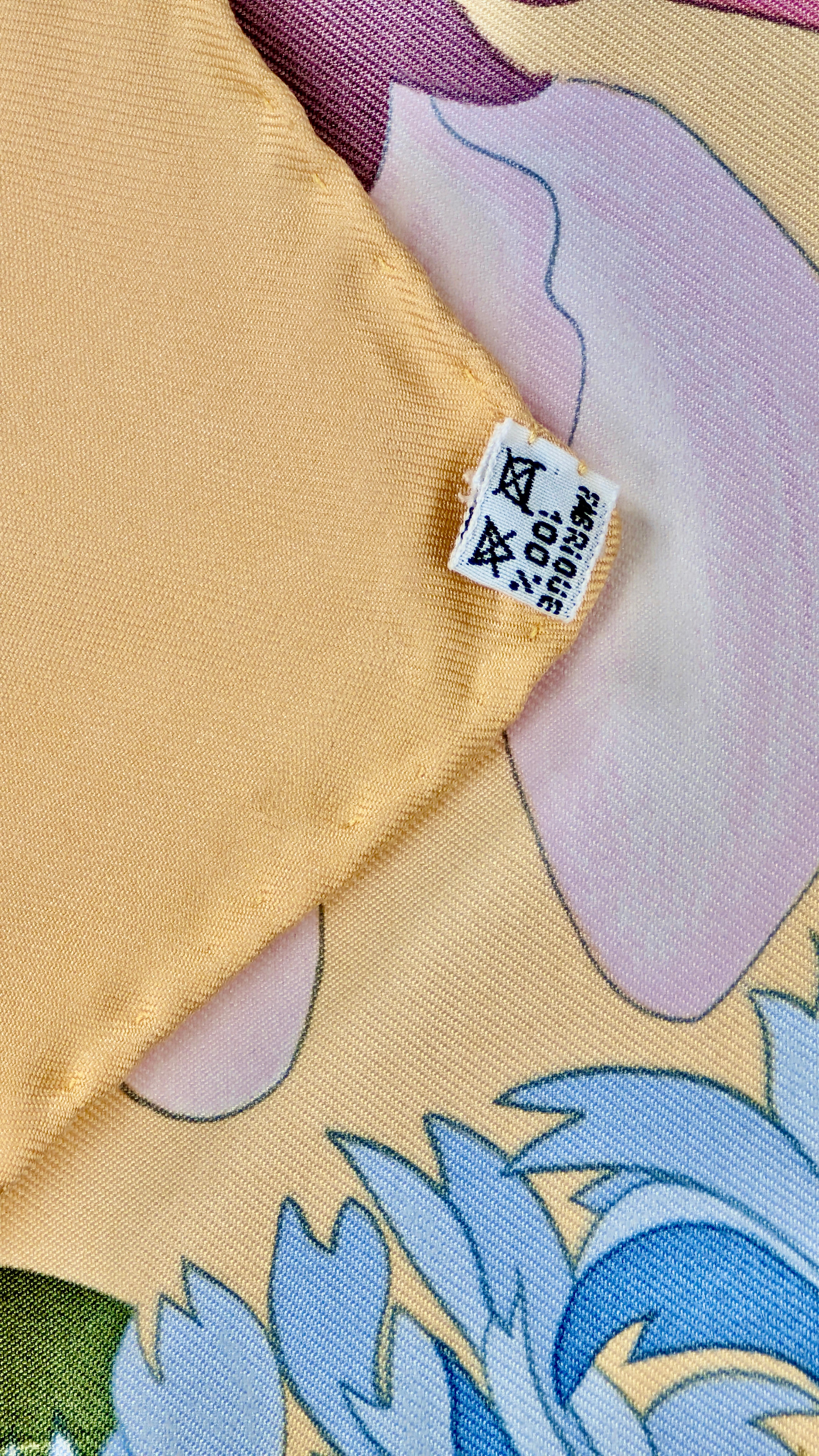 Bufanda HERMÈS FLORA GRÆCA en venta 1