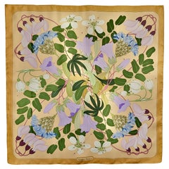 HERMÈS scarf FLORA GRÆCA Vintage HERMÈS scarf FLORA GRÆCA