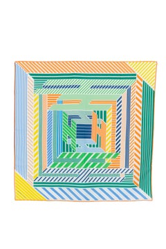 Hermes scarf / foulard 'H Perpetuel' by Anamorphée circa 2025