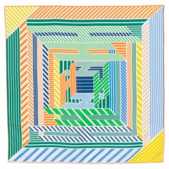 Hermes scarf / foulard 'H Perpetuel' by Anamorphée circa 2025