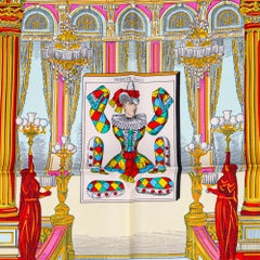Hermes Scarf Grand Theatre Nouveau Rouge / Vert Silk 90 New w/Box