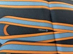 Hermes Scarf Grand Tralala Silk 90cm New Black