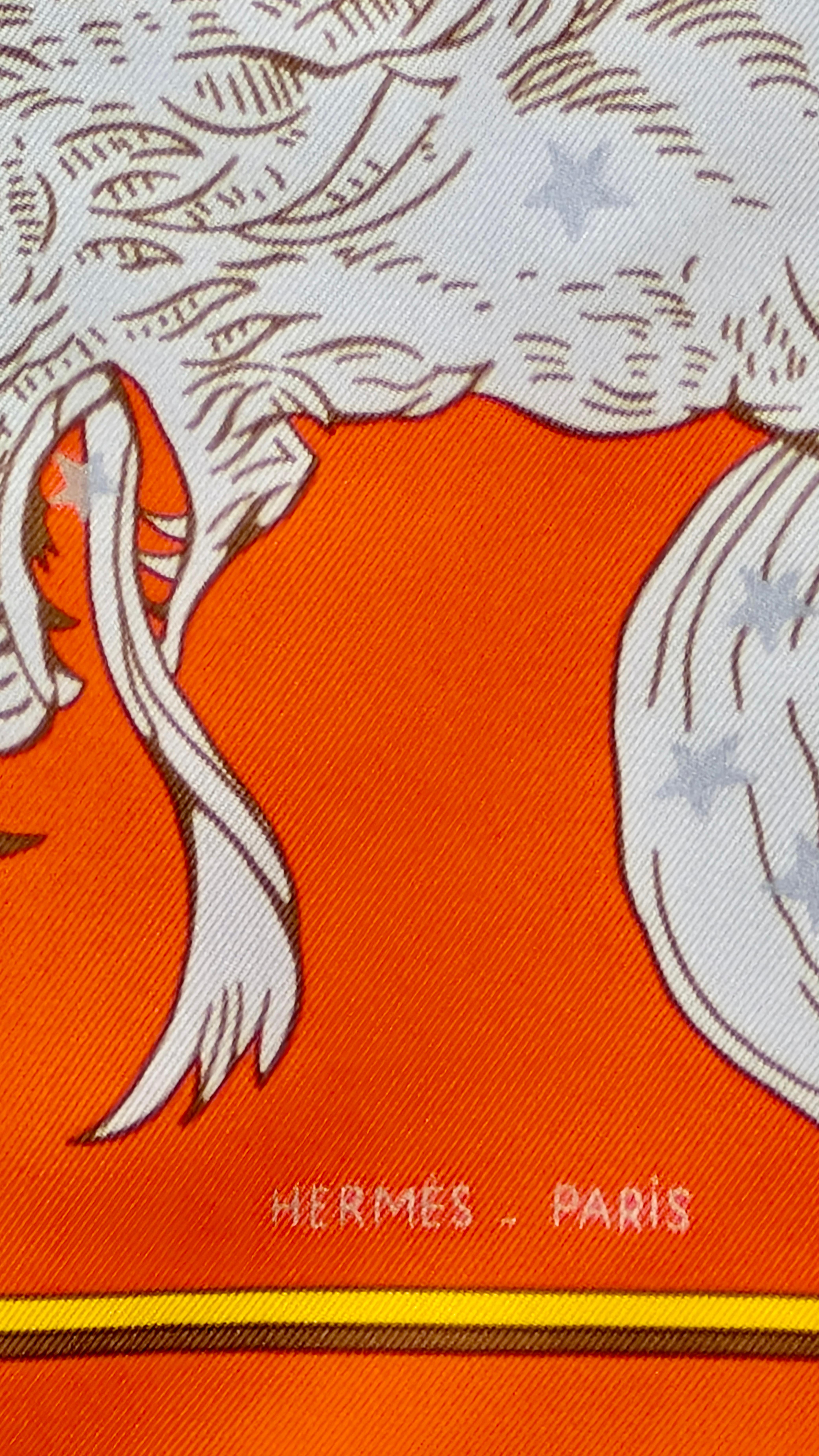 Bufanda HERMÈS  HEMISPHÆRIUM COELI BOREALE en venta 1