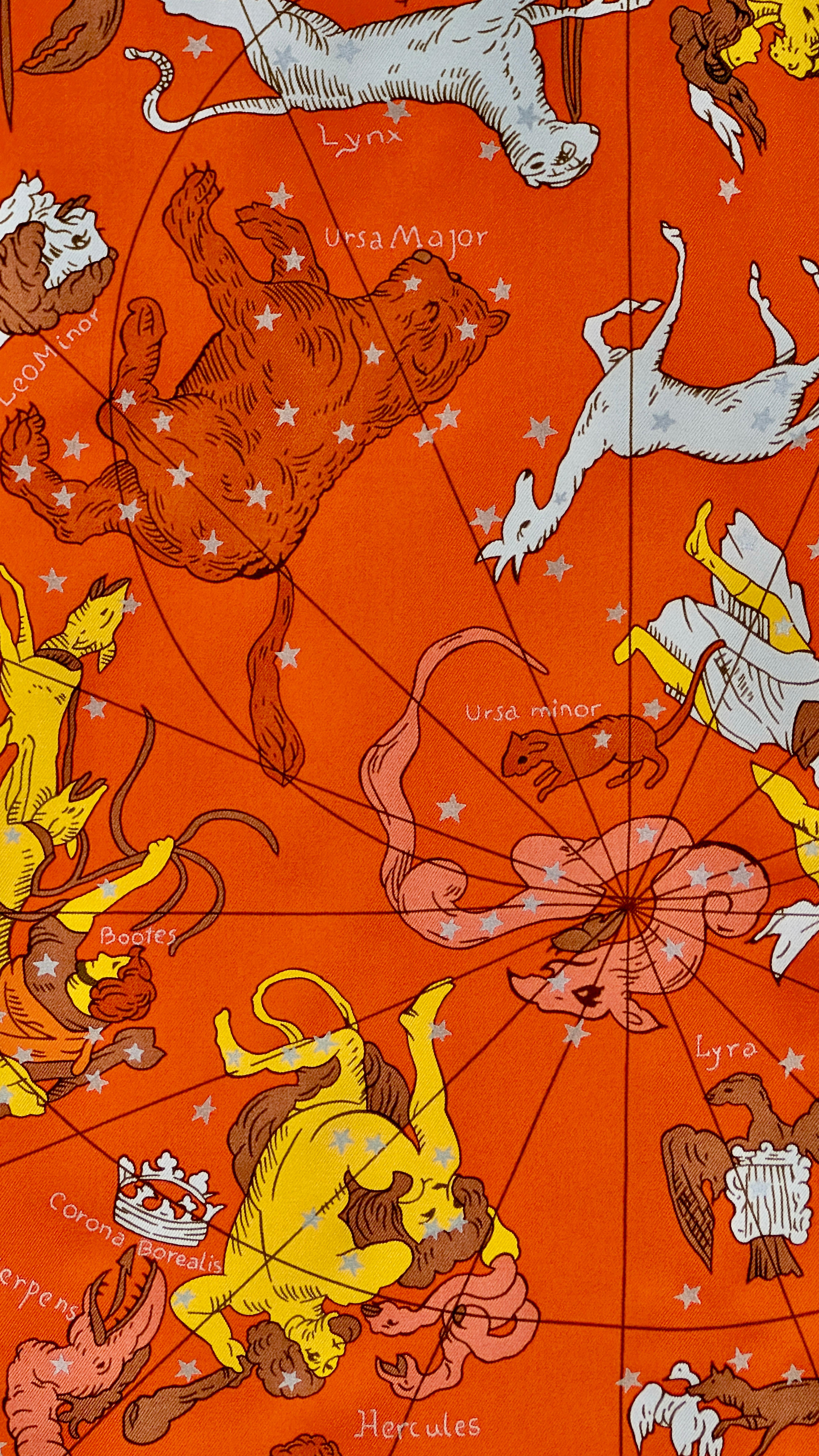 Bufanda HERMÈS  HEMISPHÆRIUM COELI BOREALE en venta 2