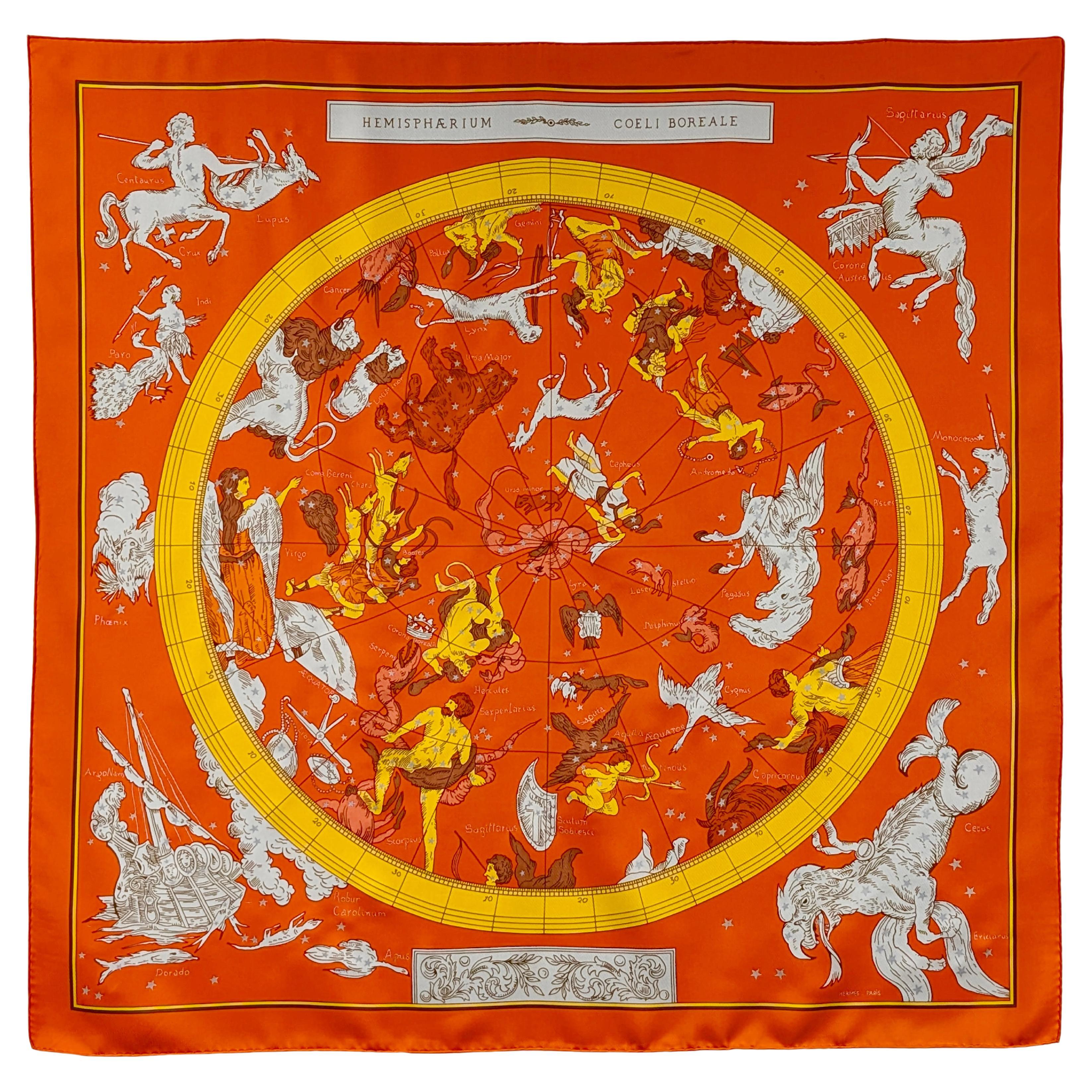 Bufanda HERMÈS  HEMISPHÆRIUM COELI BOREALE en venta