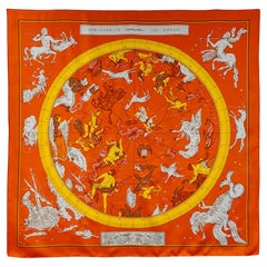 Vintage HERMÈS scarf  HEMISPHÆRIUM COELI BOREALE