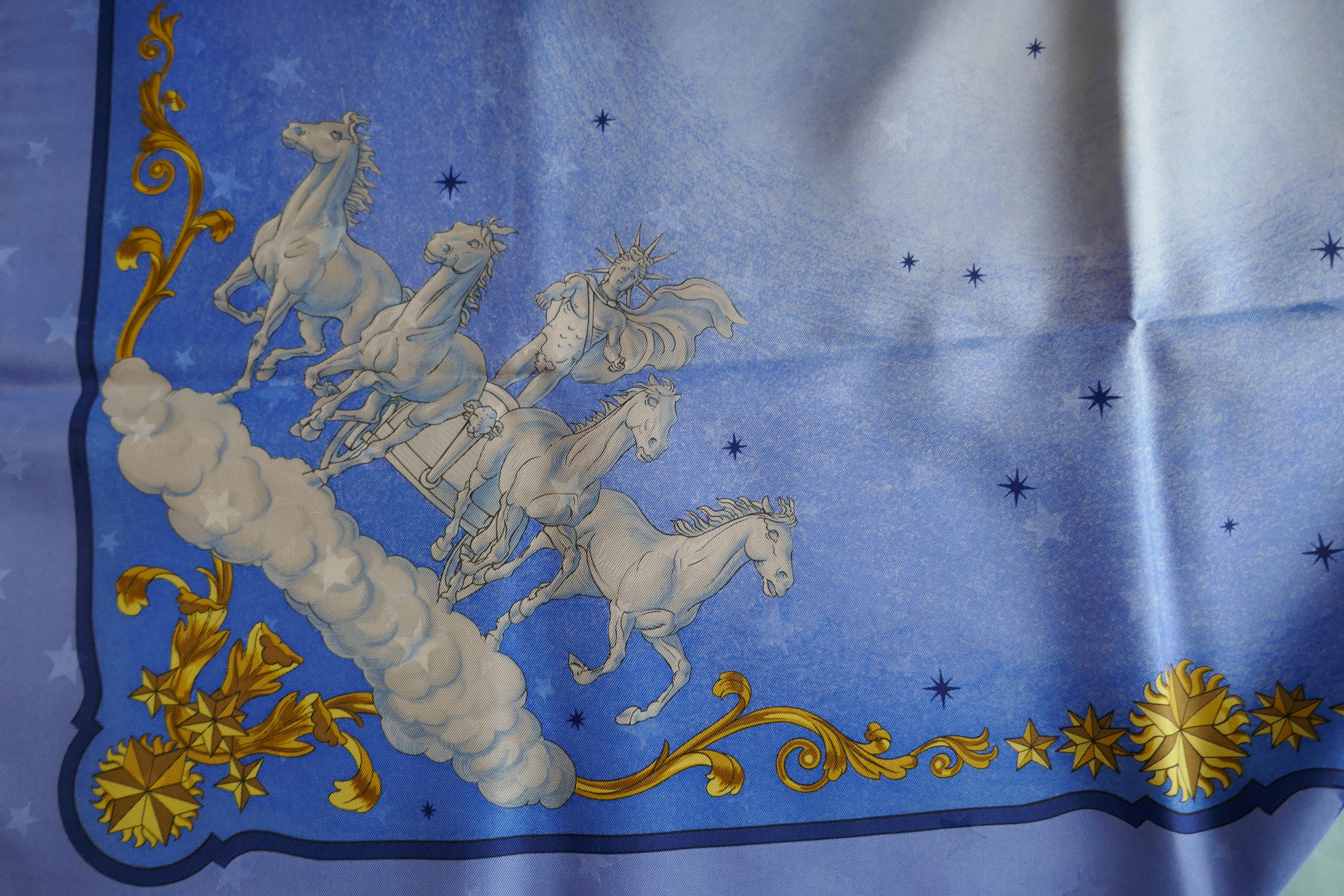 hermes cosmos scarf