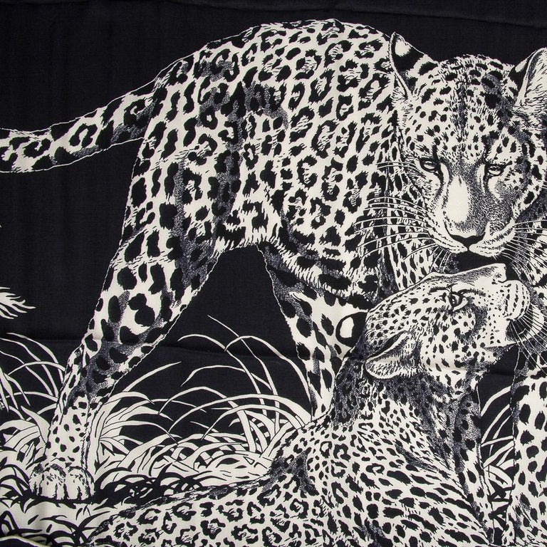 Hermes Shawl / Scarf Jungle Love Tattoo Cashmere Silk 140 cm – Mightychic