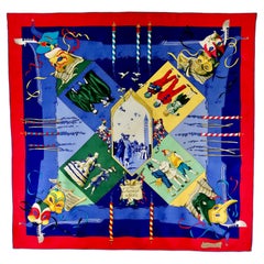 HERMÈS scarf   Le Carnaval de Venise