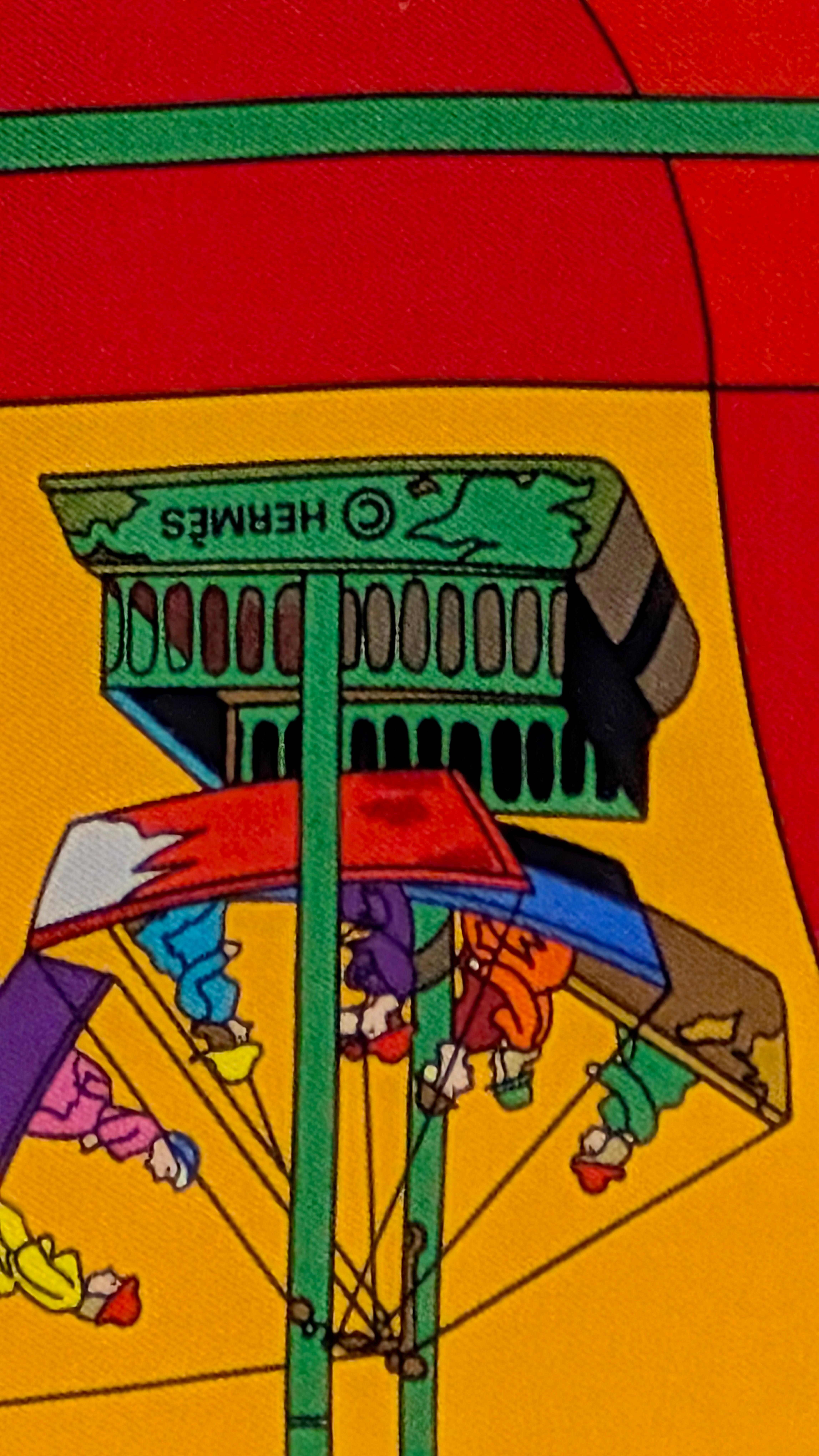 HERMÈS scarf Les Clefs de Notre Enfance en venta 5