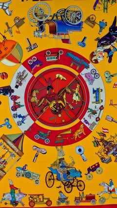 HERMÈS scarf Les Clefs de Notre Enfance