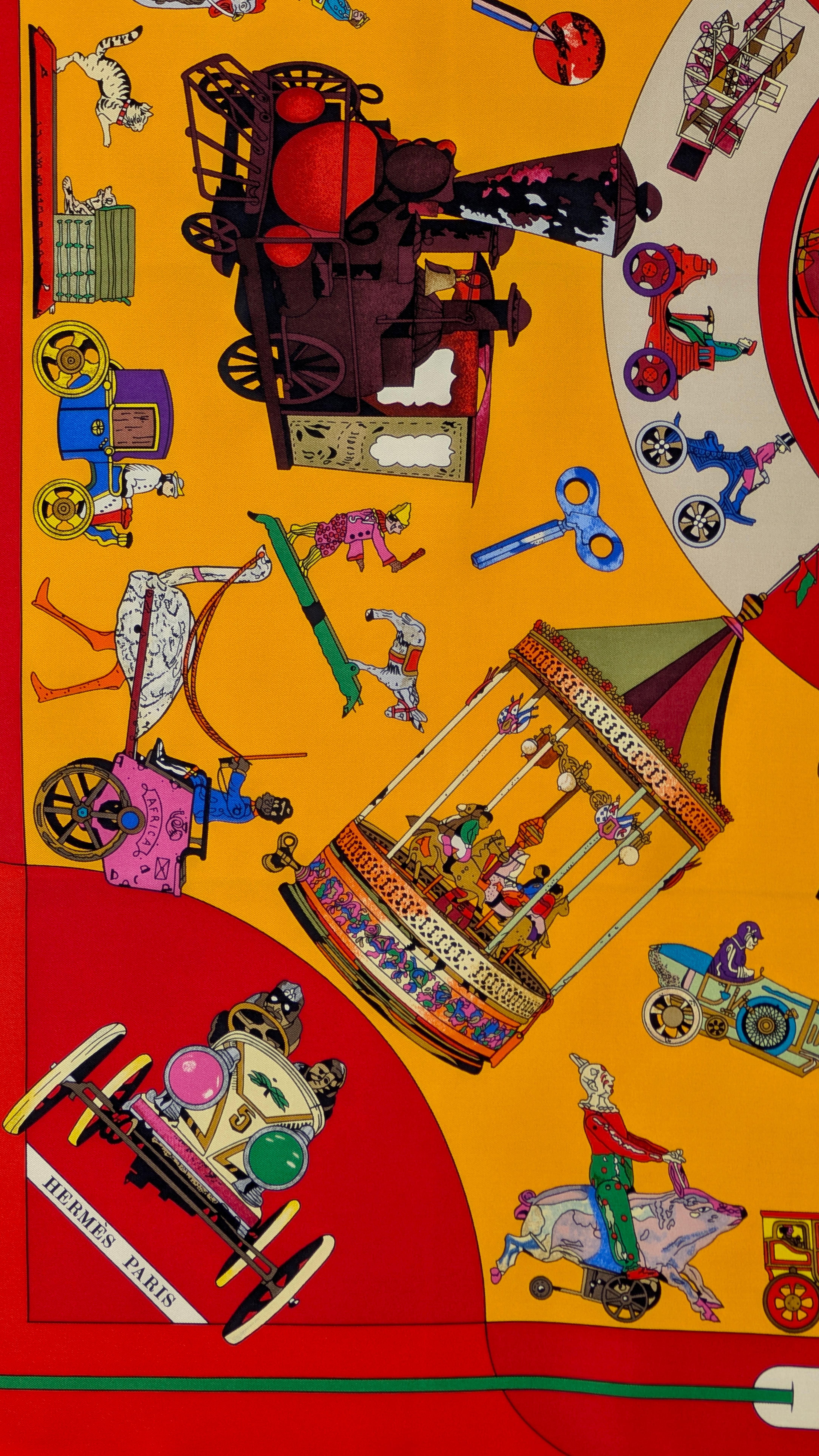 HERMÈS scarf Les Clefs de Notre Enfance en Bueno estado para la venta en Rubiera, RE