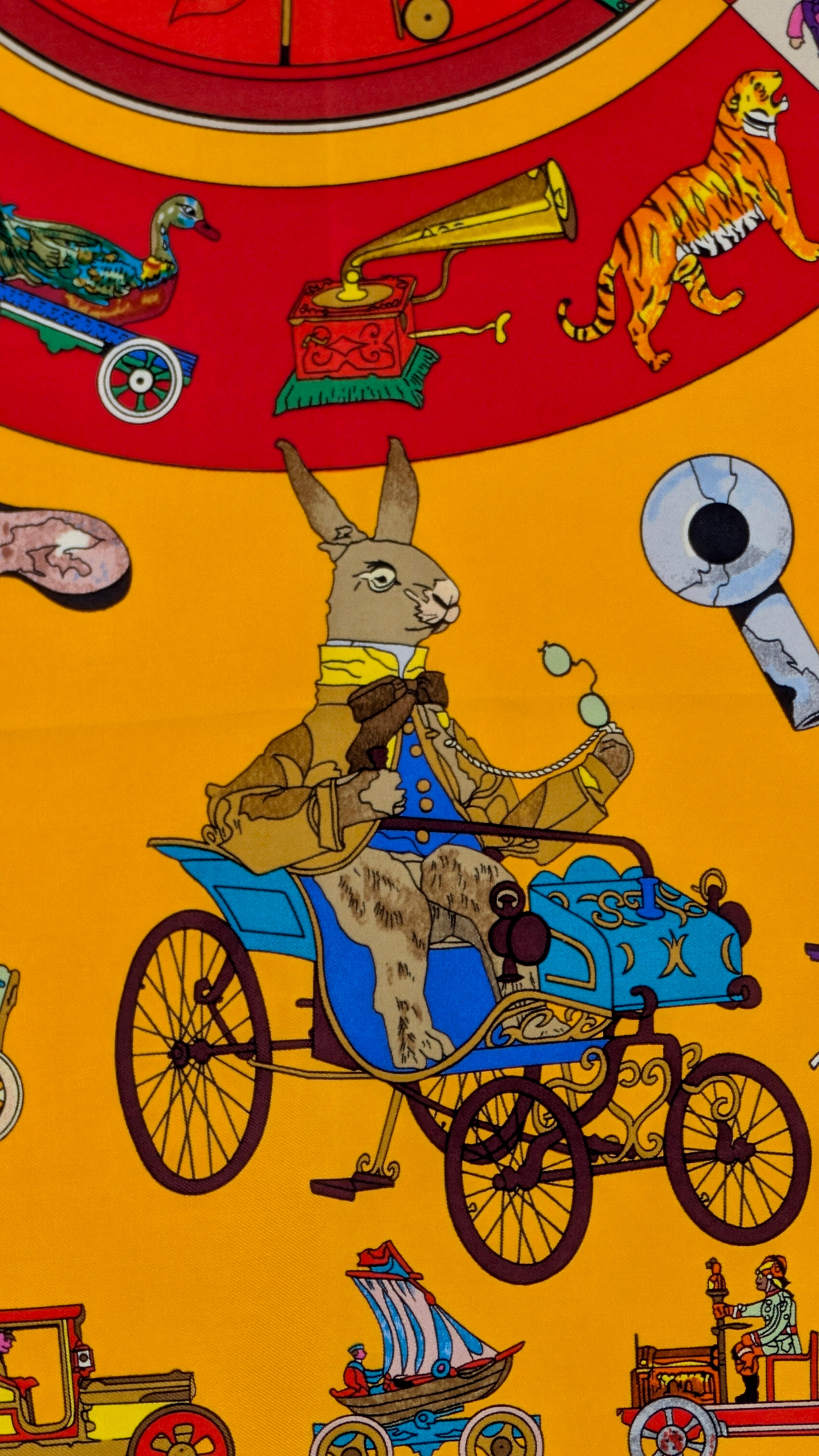 HERMÈS scarf Les Clefs de Notre Enfance en venta 1