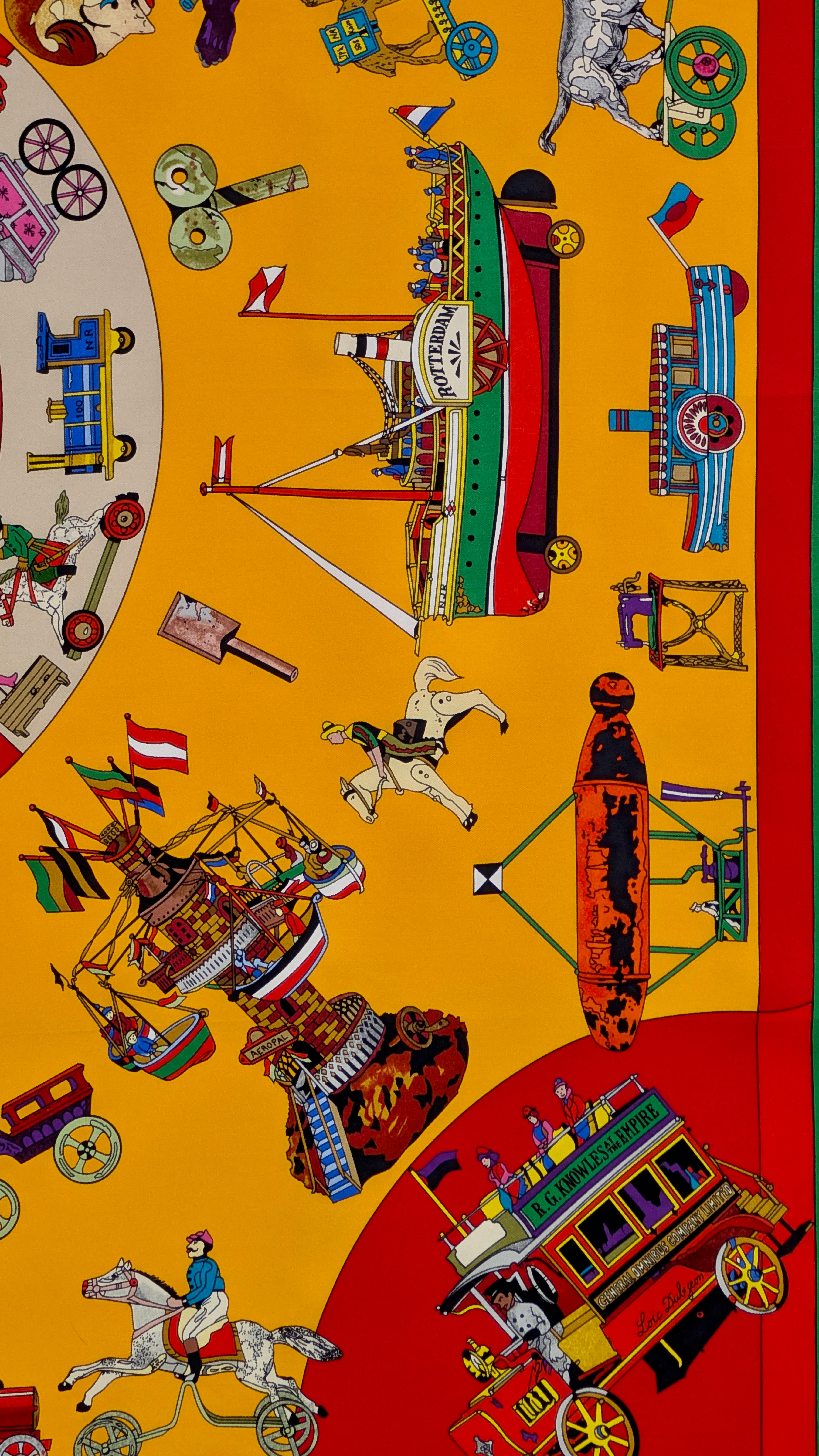 HERMÈS scarf Les Clefs de Notre Enfance en venta 3