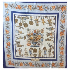 Foulard Hermès "Les Jardiniers Du Roy" 1967