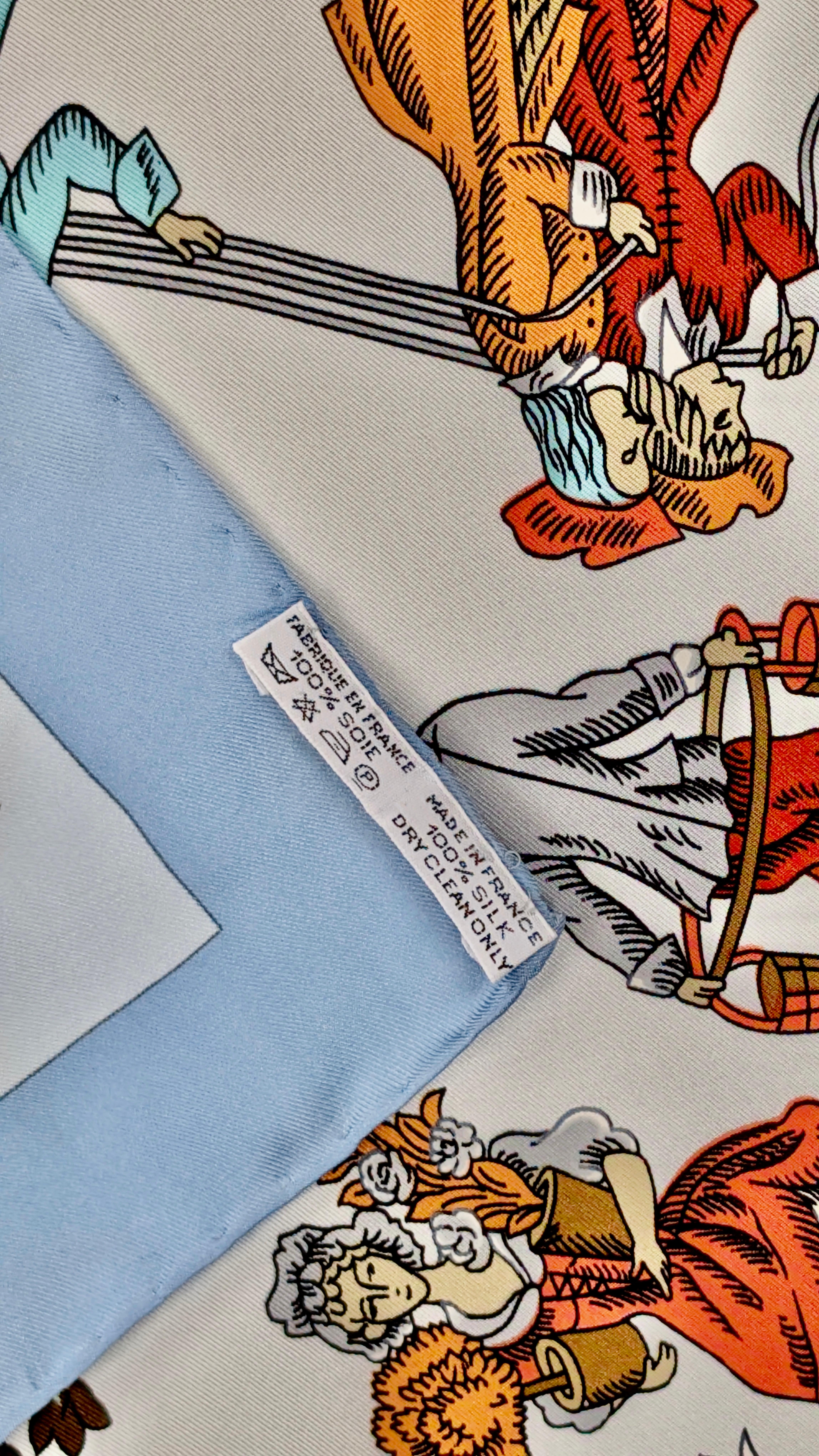 Bufanda HERMÈS Les Jardiniers du roy en venta 1