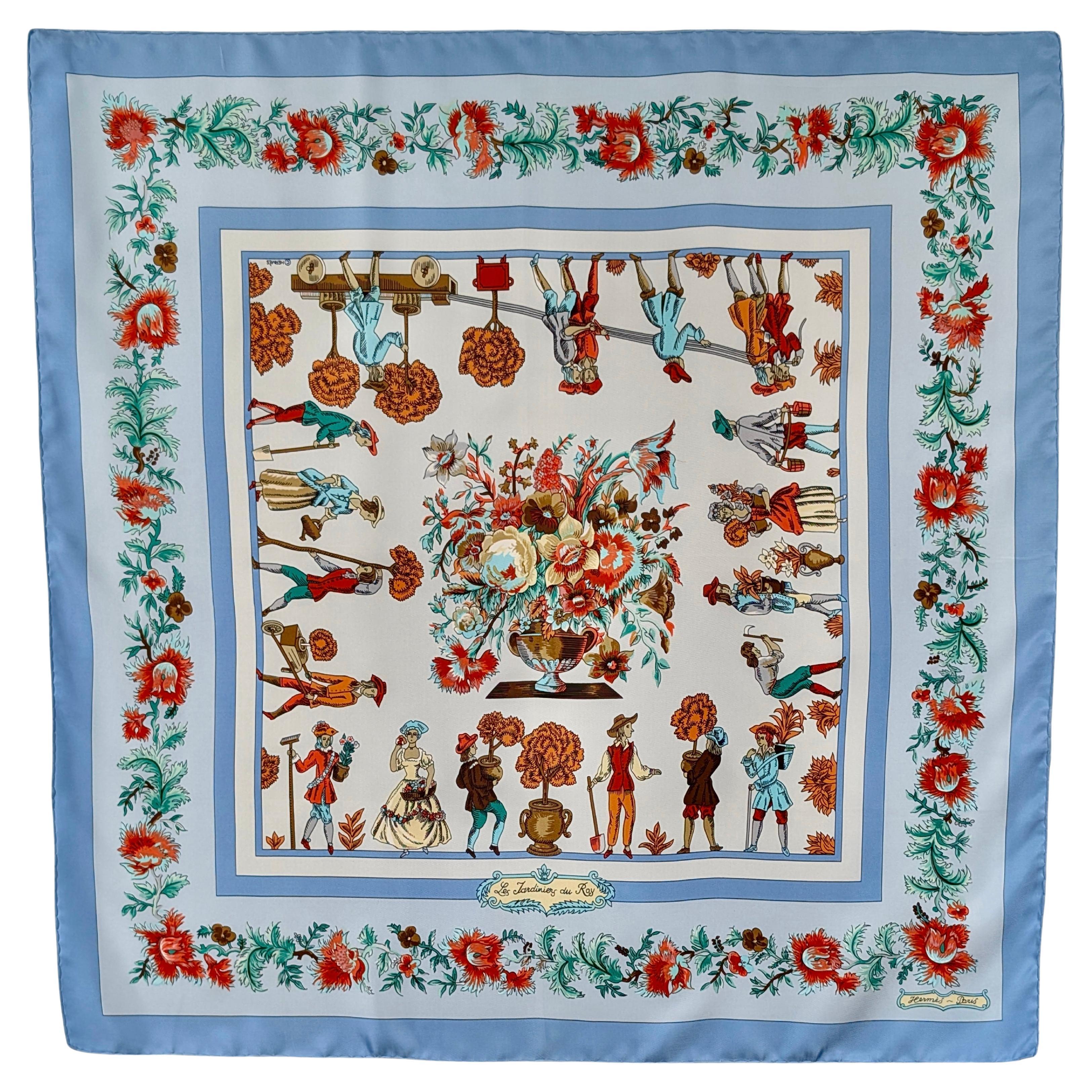 Bufanda HERMÈS Les Jardiniers du roy