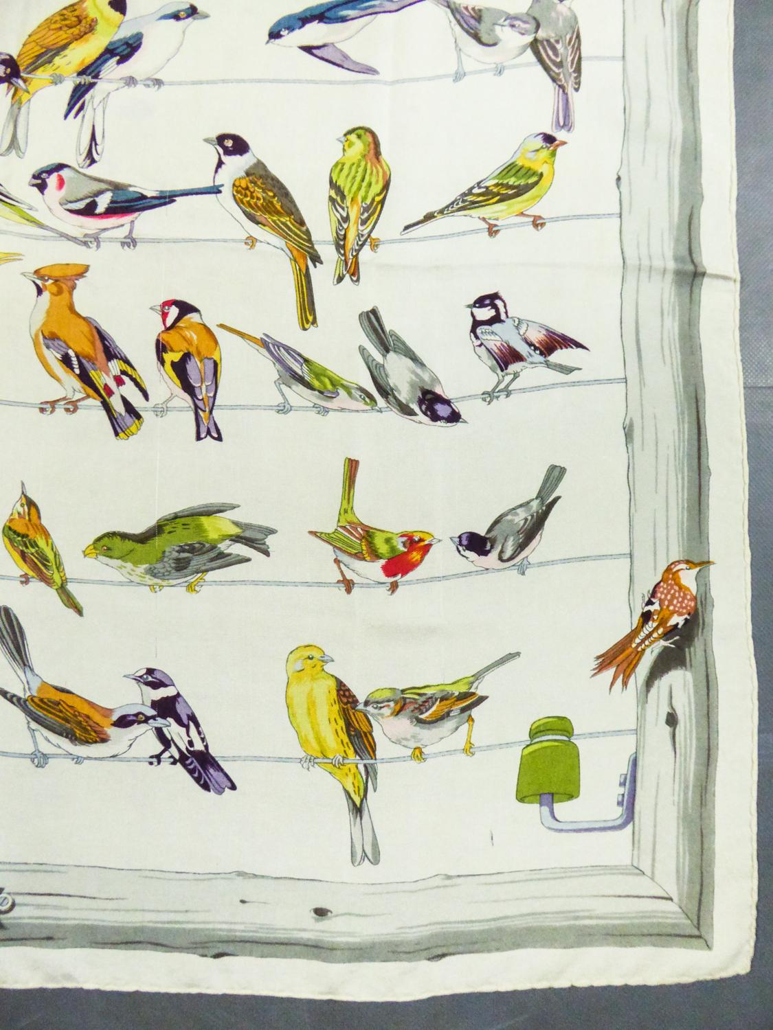 foulard hermes oiseaux