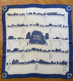 Hermès Scarf "Les Ponts De Paris"