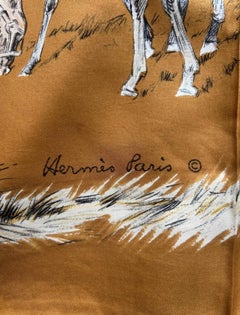 Pañuelo de Hermès «Les Poulains», diseñado por Xavier de Poret