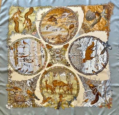 Hermès Scarf "Les Quatre Saisons" 1994