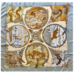 Sciarpa Hermès "Les Quatre Saisons" 1994